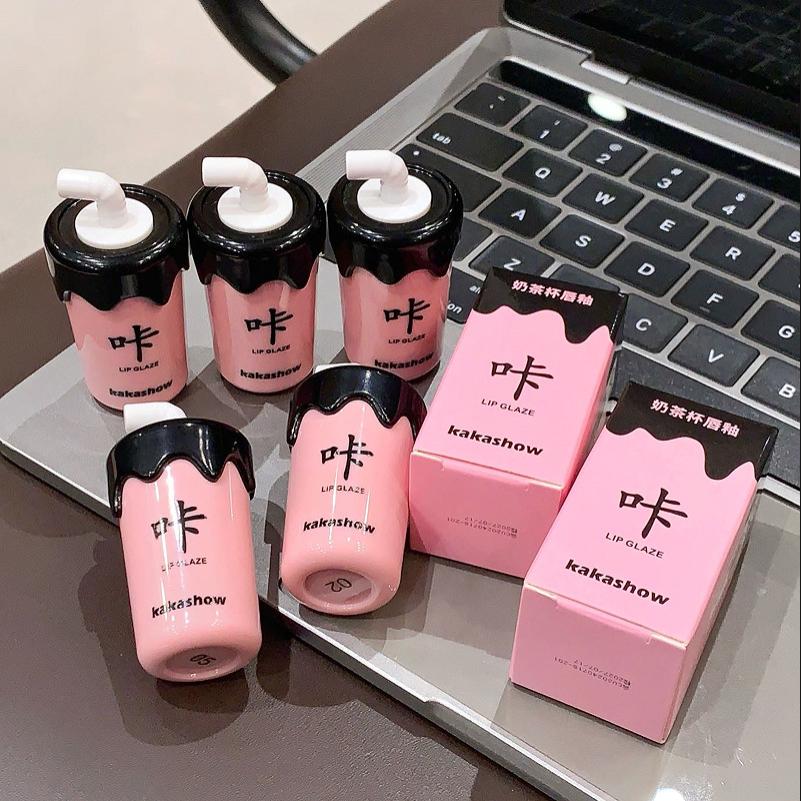 kakashow奶茶杯唇釉伪素颜平价