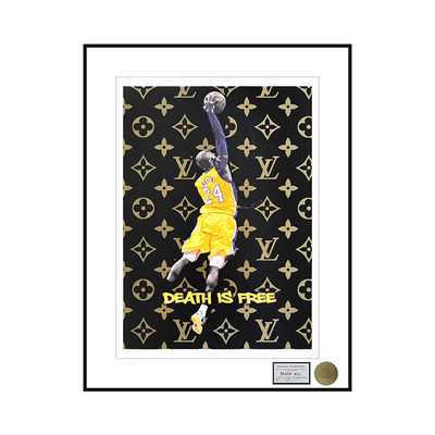 DeathNYC亲签限量版画《致敬科比Kobe》正品保真潮流装饰挂画礼物