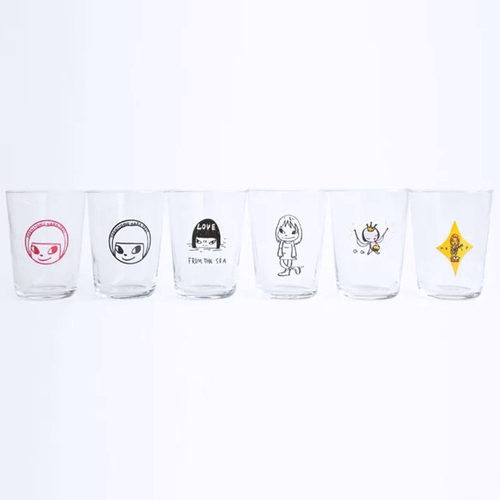 正版周边 奈良美智玻璃杯展会限定可爱日式卡通ins风潮流个性礼物