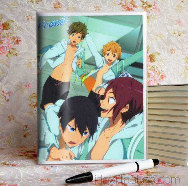 Free第二季男子游泳部动漫笔记本子文具七濑遥精美条纹内页记事本