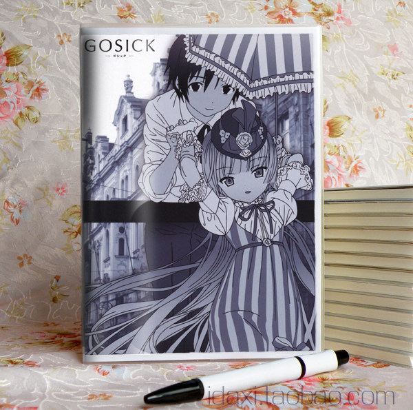 GOSICK 动漫周边笔记本子文具 维多利加 条纹内页记事本A5日记本