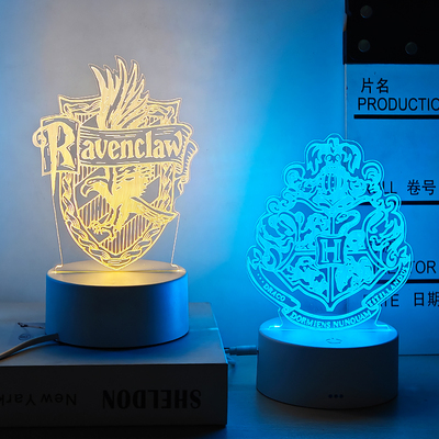 哈利波特周边霍格沃茨斯莱特林拉文克劳装饰摆件小夜灯送女生男孩