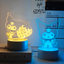 kuromi库洛米玉桂狗hellokitty手办公仔周边氛围小夜灯卧室床头灯