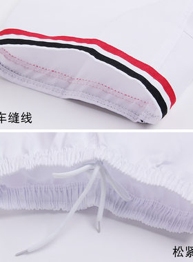 跆拳道服初学训练儿童成人少儿童纯棉涤棉条纹长裤短裤品势服裤子