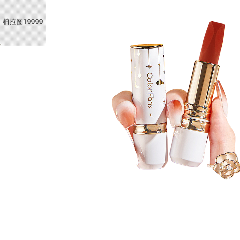 三色口红沁色不柔雾口红迷持久不沾杯沾杯防水色粉丝哑光