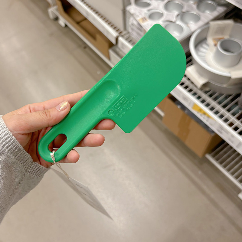 新品宜家代购SJORUDA索陆达食品级PP塑料烘焙刮刀一体式绿刮板