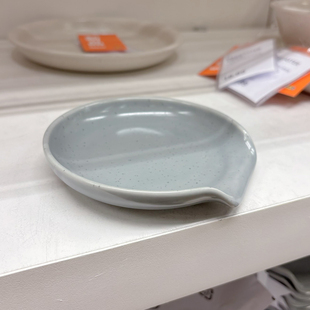 新品宜家代购RÖDSYRA罗德希拉石瓷锅铲托盘多功能汤勺架放置器