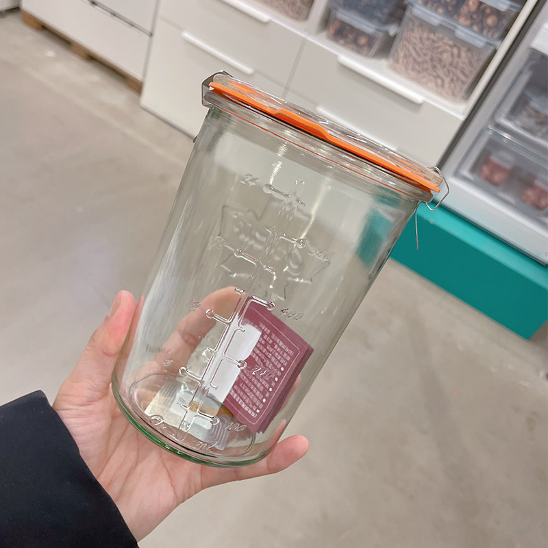 双重超强密封罐耐热玻璃密封罐食品保鲜果酱罐杂粮麦片干货储物罐,厨房/烹饪用具,密封罐,淘宝优惠券,粉丝福利购,淘宝优惠卷