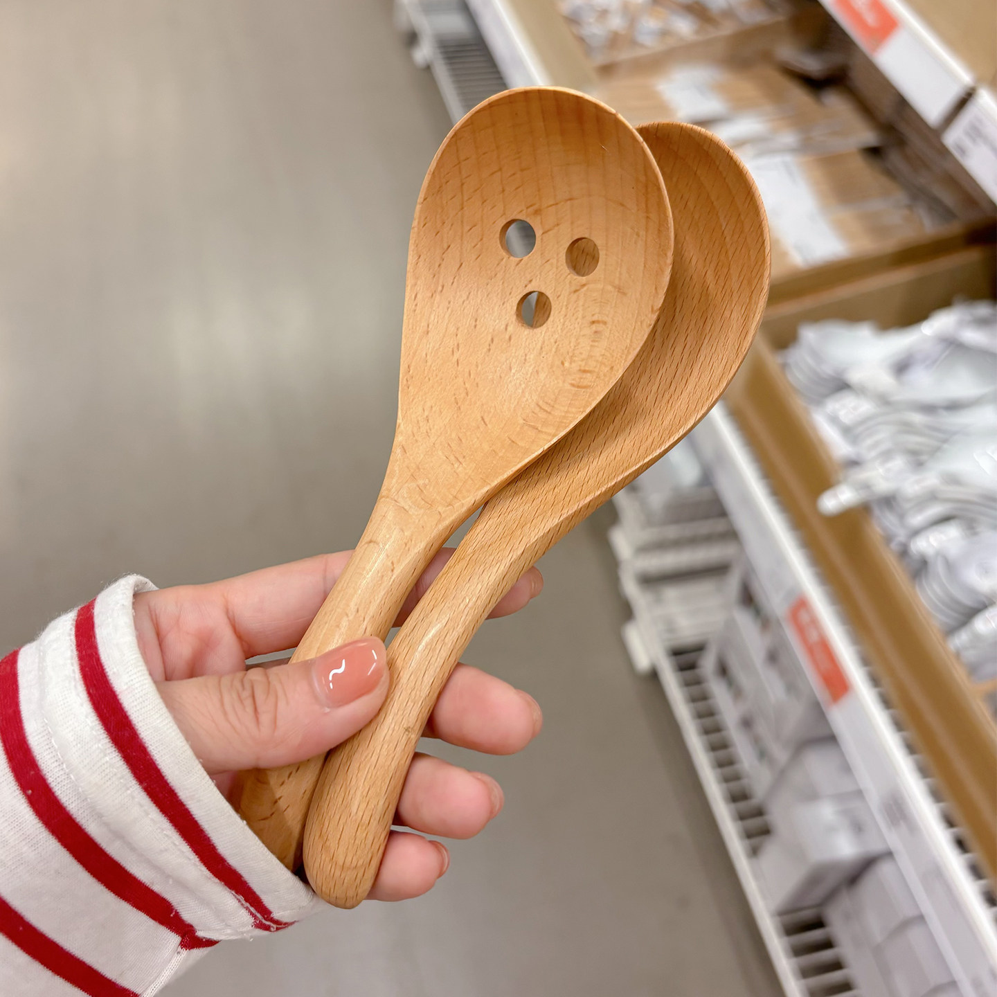 漏勺大号干饭勺子吃播嗦粉勺