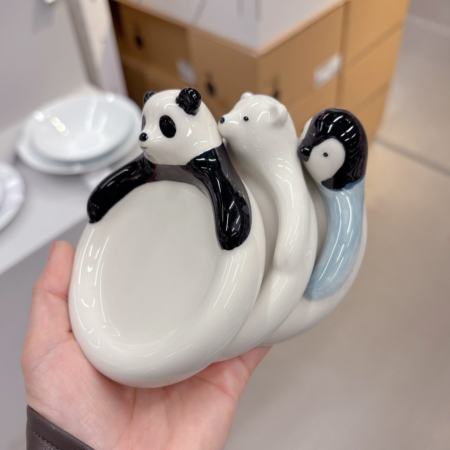 日式芥末酱油蘸料碟立体北极熊陶瓷味碟高颜值火锅调料碟番茄酱碟,餐饮具,碟,淘宝优惠券,粉丝福利购,淘宝优惠卷