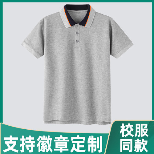 夏季校服中小学生班服
