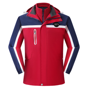 校服冲锋衣初中生学院风秋装加厚小学生班服套装高中生冬季三件套