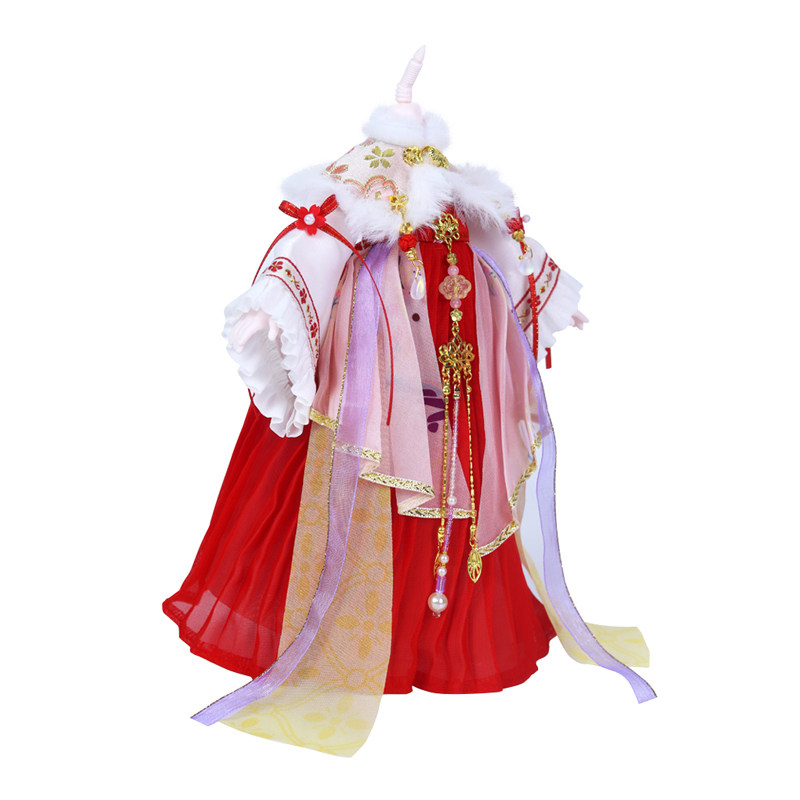 德必胜女娃古风衣服新年定制