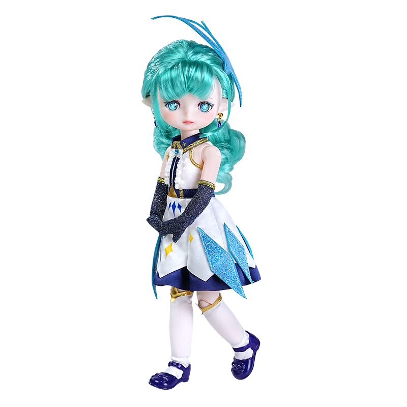 德必胜娃娃DIY礼盒生日礼物女孩玩具28cm冰凌精灵星卡梦少女bjd