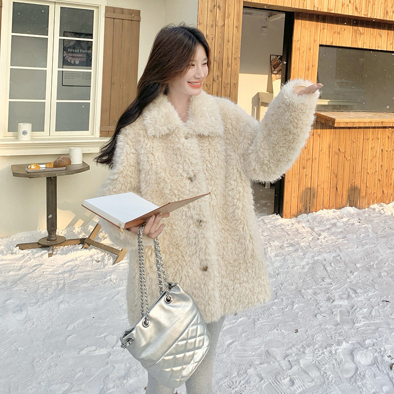 罗芬 故事面料女装官方实拍慵懒风宽松羊羔毛外套2025冬软萌加厚,女装/女士精品,羽绒服,淘宝优惠券,粉丝福利购,淘宝优惠卷