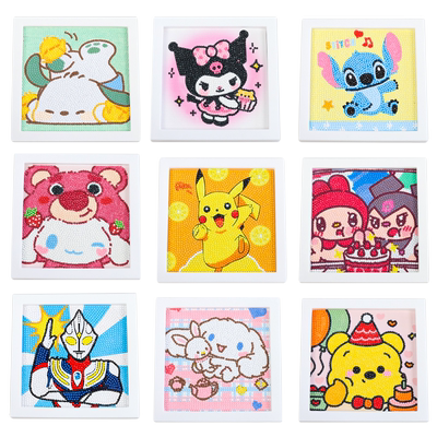 儿童钻石画满钻手工DIY材料
