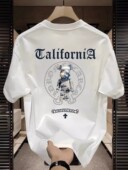 新款 NASA联名100%纯棉短袖 T恤男夏季 宽松百搭设计感小众潮流上衣