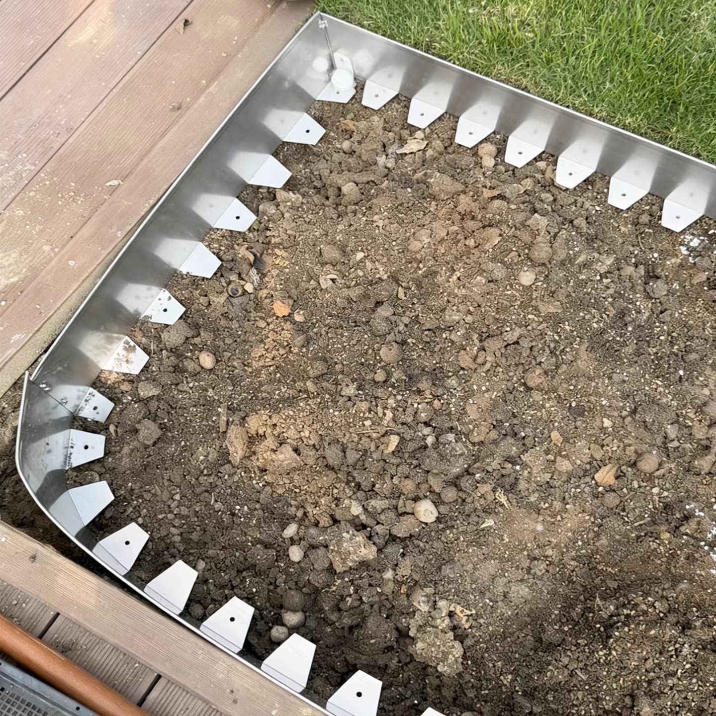 不锈钢花园挡土板弧形阻根板园艺绿化造型家用隔离园林隔草带l型