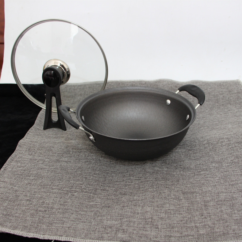 铸铁加厚无涂层小炖锅26cm汤锅