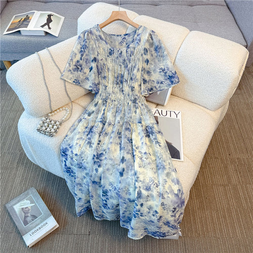 大码女装胖mm宽松显瘦连衣裙