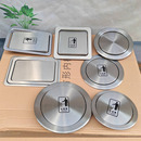 垃圾筒 隐藏式 台面嵌入式 不锈钢垃圾桶盖子翻盖厨房卫生间厕所暗装