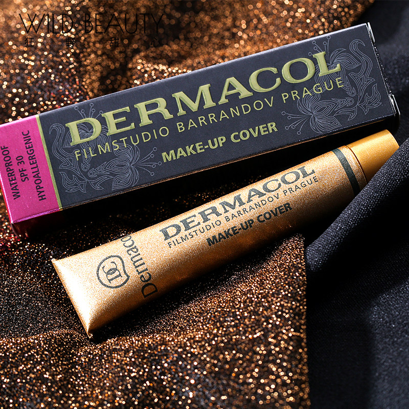保税仓狂野甜心Dermacol黛玛蔻小金管遮瑕膏提亮毛孔隐形斑点痘印