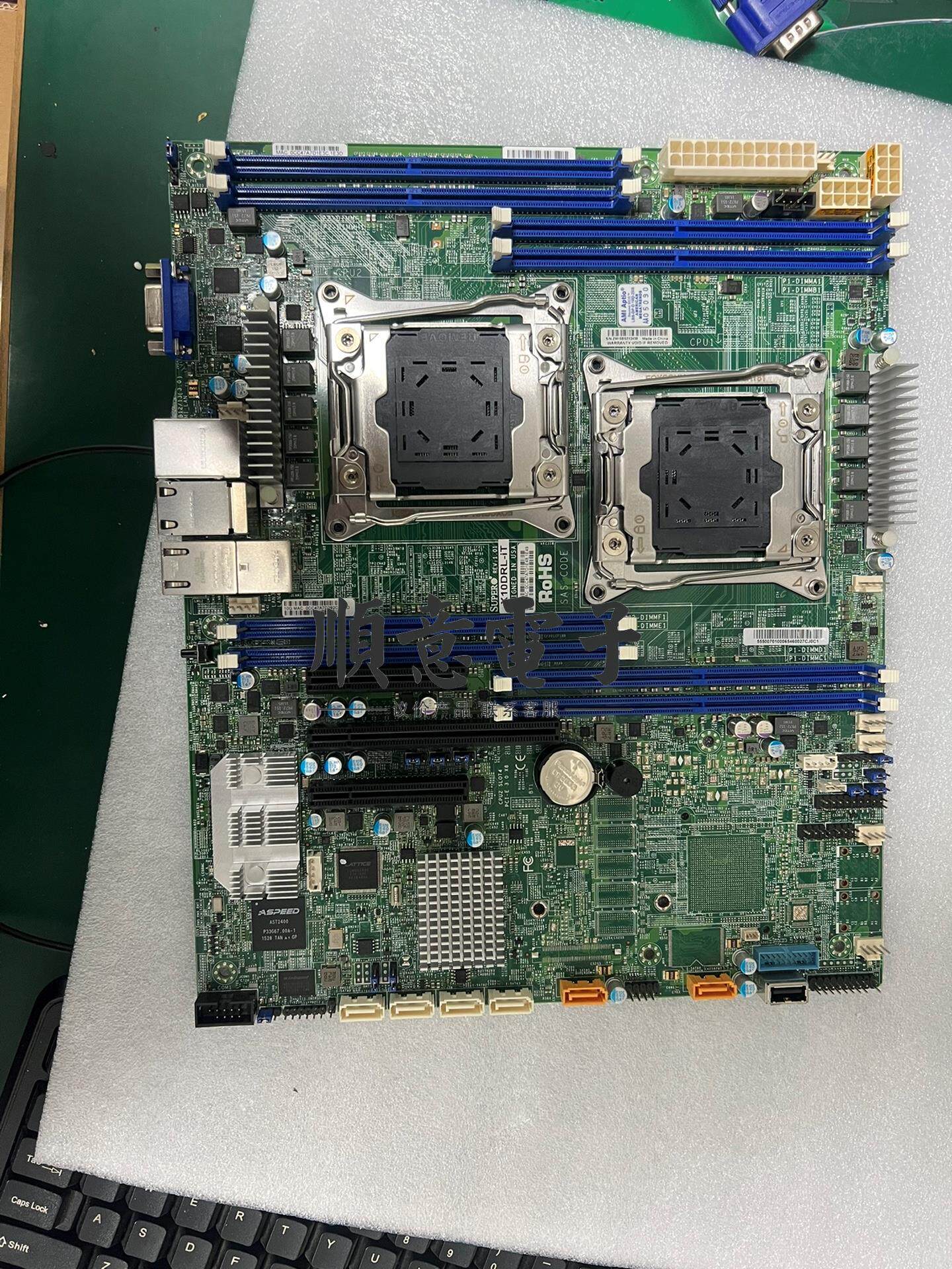 成色很好  r超微 x10drl-it服务器主板双议价产品 有需要联系客服