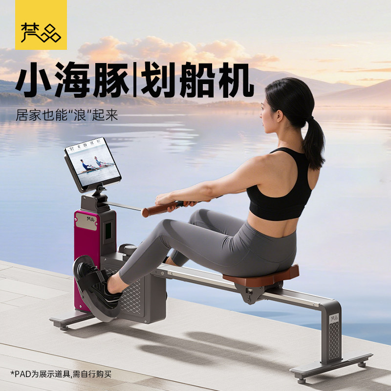 梵品划船机家用家用磁阻静音超燃脂健身器材综合训练器小型滑船机