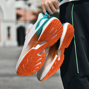 2024中考专用鞋春季减震运动跑鞋男学生体育考试鞋三级跳立定跳鞋