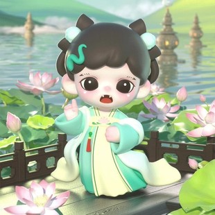 2026白蛇传系列古风盲盒白娘子许仙相遇西湖断桥手办潮玩公仔摆件