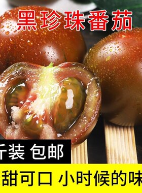 新鲜巧克力西红柿酸甜口感黑番茄有籽水果番茄孕妇儿童生吃包邮