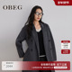 OBEG欧碧倩静奢长毛双面呢大衣50504531