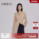 OBEG欧碧倩风衣式 外套10443040 衬衫 收腰连衣裙女春秋时尚 长款