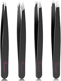 Steel Tweezers for Professional Stainless Pcs Set