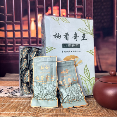 白柚奇兰岩茶一级柚花香乌龙茶