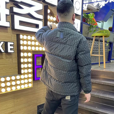 黑色三防羽绒服男冬季户外高级