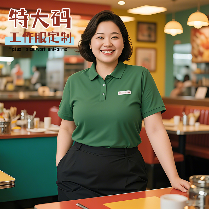 大码纯棉POLO衫定制工作服夏季公司活动同学聚会女短袖T恤文化衫