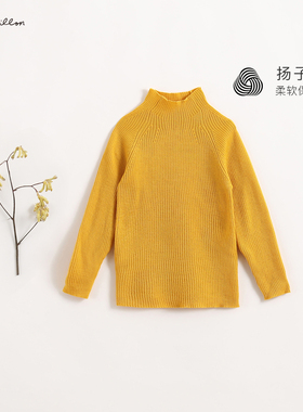 VP清仓VP法式马克珍妮法式女童冬装扬子羊毛半高领毛衣201580