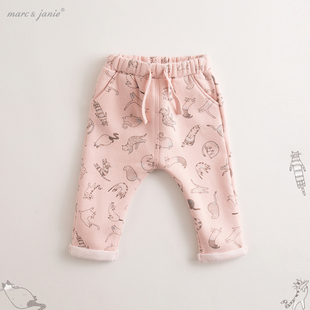 VP清仓]marcjanie马克珍妮春装女童运动卫裤 婴儿宝宝裤子71032
