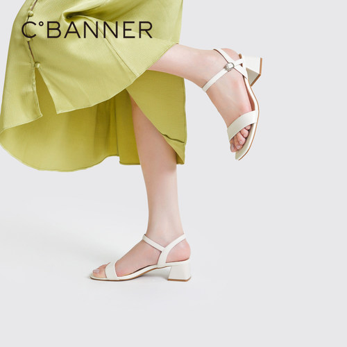 千百度一字带2023年女鞋