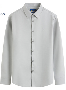 【莫代尔】DIVPOLO保罗男士长袖衬衫2025年秋季新品衬衣MC06915P3