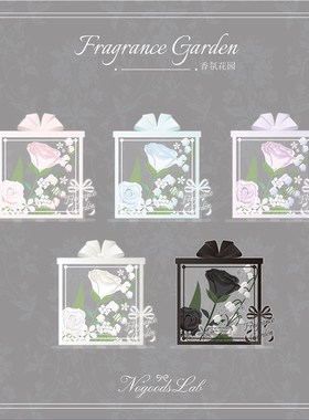 【ChocoLu巧可露】香氛花园系列-亚克力杯垫谷美