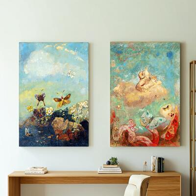 雷东象征主义艺术风海报装饰画