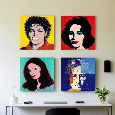 安迪沃霍尔群星装饰画波普艺术