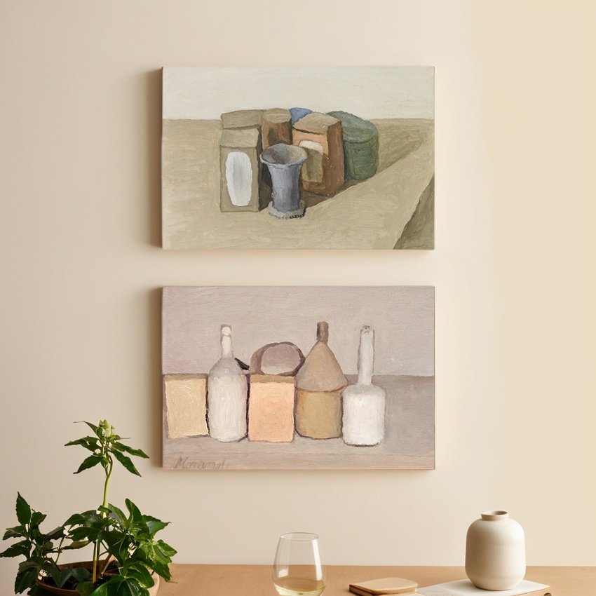 艺术海报 莫兰迪 极简主义Morandi 高级灰装饰画美学挂壁
