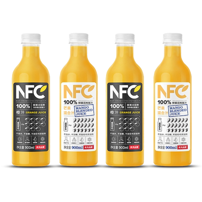 鲜榨芒果汁饮料农夫山泉