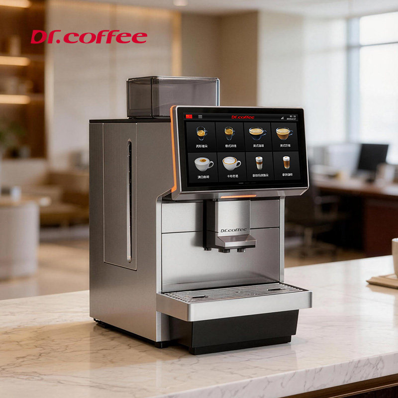 咖博士M12咖啡机商用全自动双头研磨一体大型低压意美式浓醇奶咖