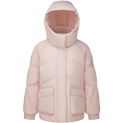 波司登奥莱女短款显瘦连帽羽绒服