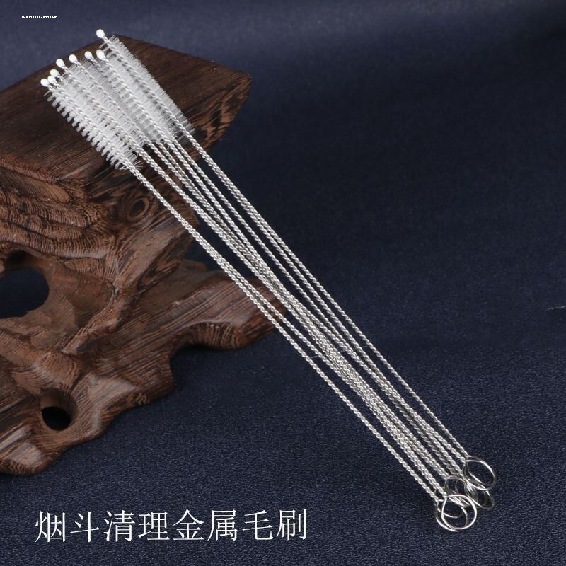 烟斗配件 金属通条 毛刷 通针通刷硬通清洁刷子 烟嘴通条清洗烟具图片