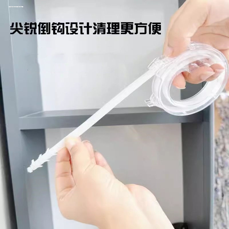 可伸缩管道疏通器厨房下水道水槽清理头发厕所地漏疏通清洁神器
